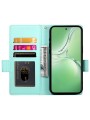 Калъф от еко кожа тип портмоне за OnePlus 13R - зелен