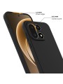 Предпазен удароустойчив силиконов гръб с каишка съвместим с MagSafe за OnePlus 15 - черен