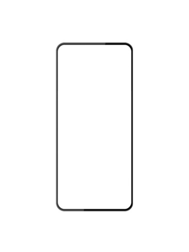 Протектор за екран за OnePlus Ace 2V от закалено стъкло - черен