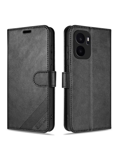 Калъф от еко кожа тип портмоне за OnePlus Ace 6 Ultra - черен Калъф от еко кожа тип портмоне за OnePlus Ace 6 Ultra - черен