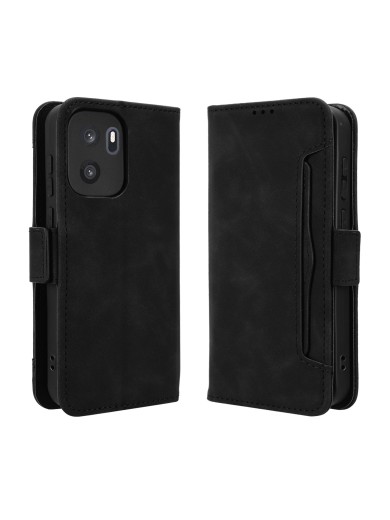 Калъф от еко кожа тип портмоне за OnePlus Ace 6 Ultra - черен Калъф от еко кожа тип портмоне за OnePlus Ace 6 Ultra - черен