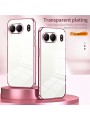 Предпазен гръб с галванизирана рамка за OnePlus Nord 4 - розов