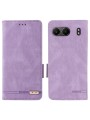 Предпазен калъф от еко кожа за OnePlus Nord 4 - лилав