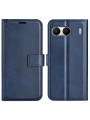 Калъф от еко кожа за телефон тип портмоне за OnePlus Nord 4 - син