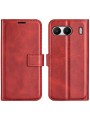 Калъф от еко кожа за телефон тип портмоне за OnePlus Nord 4 - червен