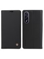 Калъф за телефон от еко кожа тип портмоне за OnePlus Nord 5 - черен
