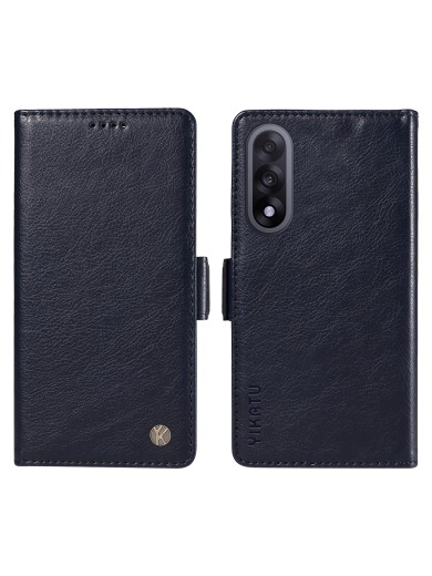Калъф от еко кожа тип портмоне за OnePlus Nord 5 - син
