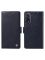 Калъф от еко кожа тип портмоне за OnePlus Nord 5 - син