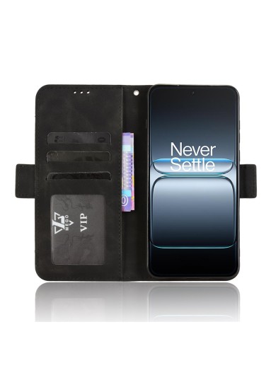 Калъф от еко кожа тип портмоне за OnePlus Nord 5 - черен