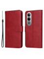 Калъф от еко кожа тип портмоне за OnePlus Nord CE4 - червен