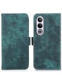 Калъф от еко кожа тип портмоне за OnePlus Nord CE4 - зелен