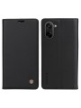 Калъф за телефон от еко кожа тип портмоне за OnePlus Nord CE5 - черен