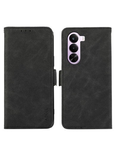 Калъф от еко кожа тип портмоне с RFID блокиране за OnePlus Nord CE6 Lite - черен