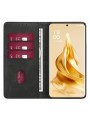 Калъф от еко кожа тип портмоне за Oppo A2 - черен