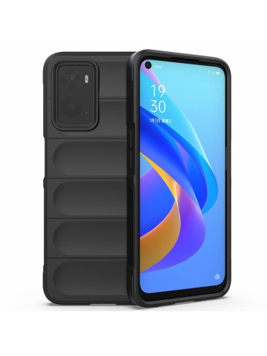 Устойчив на надраскване и падане мек гръб за Oppo A36 - черен Устойчив на надраскване и падане мек гръб за Oppo A36 - черен