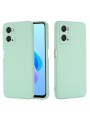 Предпазен удароустойчив силиконов гръб с каишка за Oppo A36 - зелен