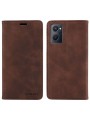Калъф от еко кожа тип портмоне с RFID  блокираща технология за Oppo A36 - кафяв