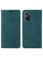 Калъф от еко кожа тип портмоне с RFID  блокираща технология за Oppo A36 - зелен