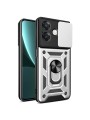 Удароустойчив предпазен гръб за Oppo A3x 4G - сребрист