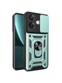 Удароустойчив предпазен гръб за Oppo A3x 4G - зелен