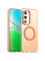 Предпазен гръб съвместим с MagSafe за Oppo A5 - оранжев