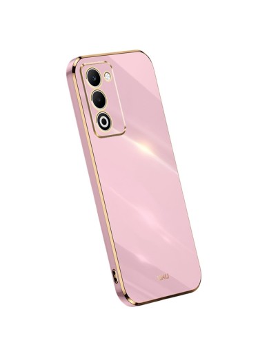 Предпазен удароустойчив гръб с галванизирана рамка за Oppo A5 - лилав Предпазен удароустойчив гръб с галванизирана рамка за Oppo A5 - лилав