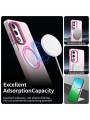Предпазен гръб съвместим с MagSafe за Oppo A5 - червен