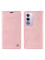 Калъф от еко кожа тип портмоне за Oppo A5 - розов