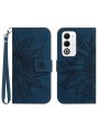 Калъф от еко кожа тип портмоне за Oppo A5 - син
