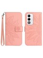 Калъф от еко кожа тип портмоне за Oppo A5 - розов