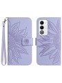 Калъф от еко кожа тип портмоне за Oppo A5 - лилав
