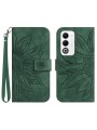 Калъф от еко кожа тип портмоне за Oppo A5 - зелен