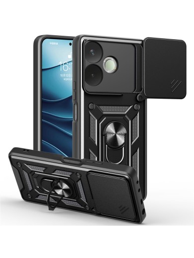 Удароустойчив предпазен гръб за Oppo A5 Pro - черен