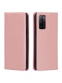 Калъф от еко кожа тип портмоне за Oppo A55s - розов