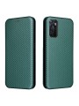 Калъф от еко кожа тип портмоне за Oppo A55s - зелен