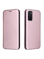 Калъф от еко кожа тип портмоне за Oppo A55s - розов