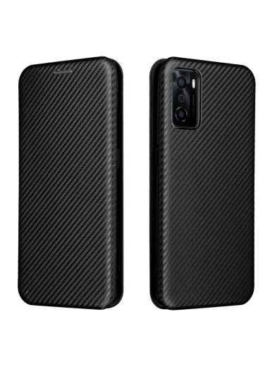 Калъф от еко кожа тип портмоне за Oppo A55s - черен Калъф от еко кожа тип портмоне за Oppo A55s - черен