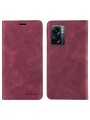 Калъф от еко кожа тип портмоне за Oppo A56s - червен