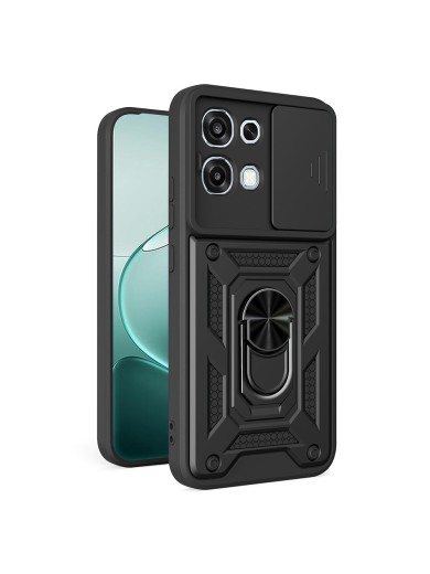 Удароустойчив предпазен гръб за Oppo A6 Pro 4G - черен Удароустойчив предпазен гръб за Oppo A6 Pro 4G - черен