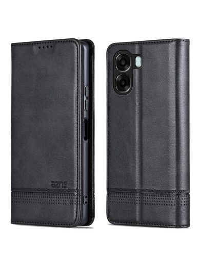 Калъф от еко кожа тип портмоне за Oppo A6x 4G - черен Калъф от еко кожа тип портмоне за Oppo A6x 4G - черен