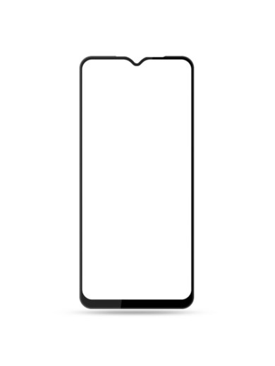 Устойчив на надраскване протектор за екран за Oppo A78 от закалено стъкло с черна рамка