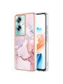 Предпазен удароустойчив гръб с мраморни шарки за Oppo A79 - розов