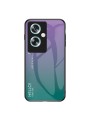 Предпазен гръб от закалено стъкло за Oppo A79 - лилав и зелен