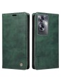 Калъф от еко кожа тип портмоне за Oppo A79 - зелен
