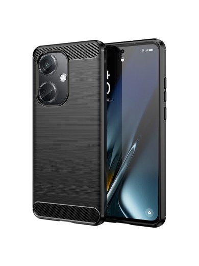 Мек удароустойчив гръб с текстура на карбонови влакна за Oppo K11 - черен Мек удароустойчив гръб с текстура на карбонови влакна за Oppo K11 - черен