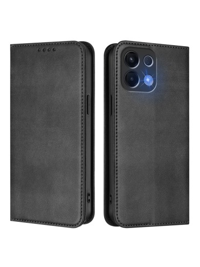Калъф от еко кожа тип портмоне с RFID блокиране за Oppo K13 - черен Калъф от еко кожа тип портмоне с RFID блокиране за Oppo K13 - черен