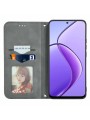 Калъф от еко кожа тип портмоне за Oppo Reno12 FS - сив