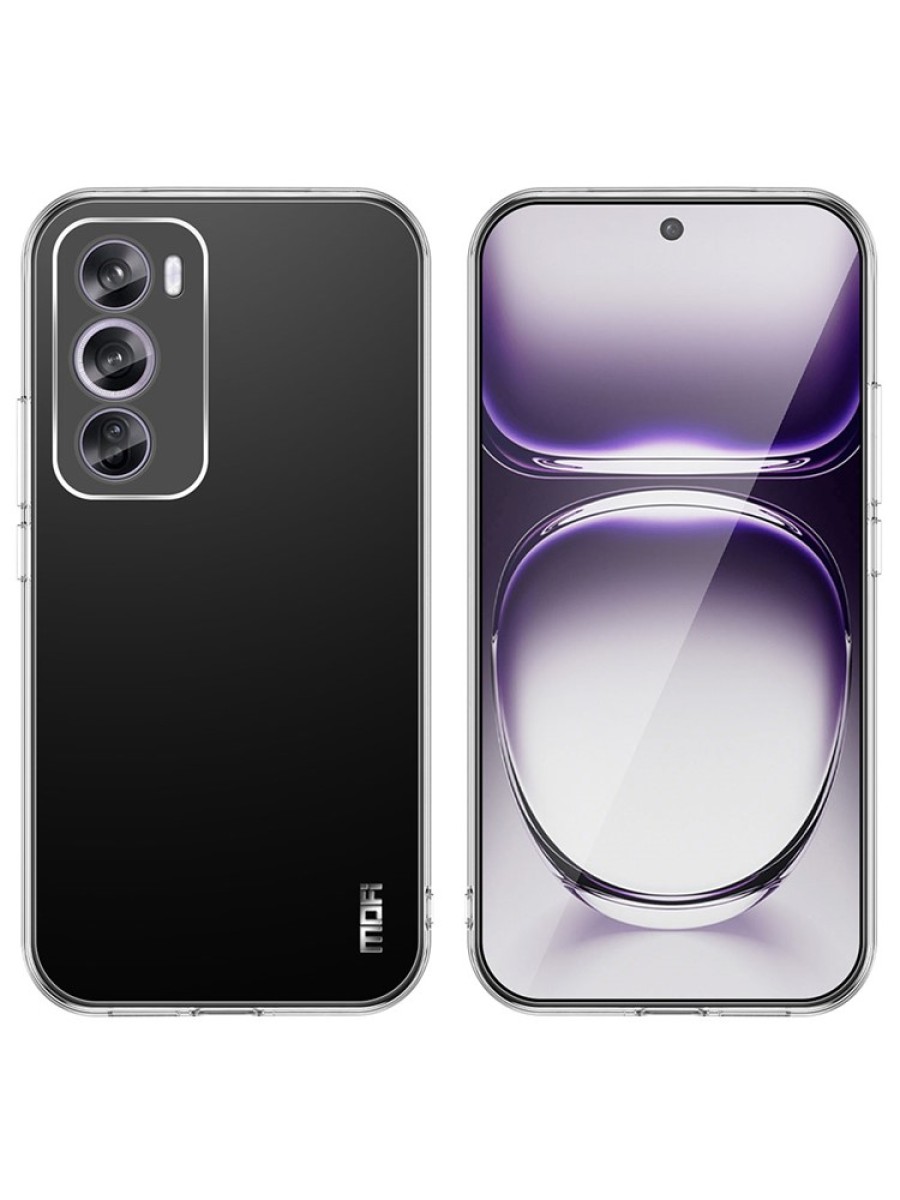 Предпазен устойчив на надраскване гръб за Oppo Reno12 Pro - прозрачен