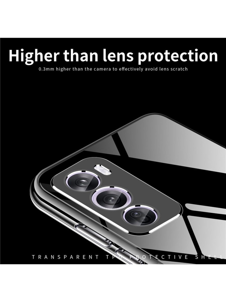 Предпазен устойчив на надраскване гръб за Oppo Reno12 Pro - прозрачен