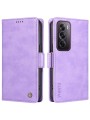 Калъф от еко кожа тип портмоне за Oppo Reno12 Pro - лилав